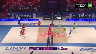 خلاصه بازی کوبا 2-3 اسلوونی