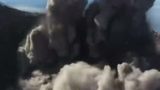 فوران آتشفشان فوئگو در گواتمالا از دید پهپاد