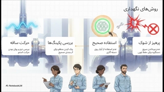 اصول بهره برداری و نگهداری از شیر توپی کلاس 150 فولادی