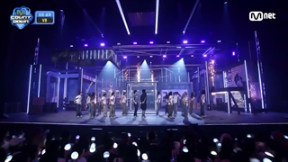 اجرای آهنگ rat race از یونیت V8 سونتین SEVENTEEN در M countdown