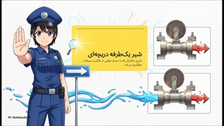 بررسی تفاوت های شیر یکطرفه دریچه ای و فنری کیز ایران