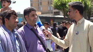 حضور پرشور عزاداران سیستان و بلوچستان در مشهد مقدس