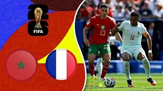 خلاصه بازی فرانسه 2 - مراکش 0