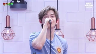 اجرای آهنگ ice cream از yeonjun در idol radio