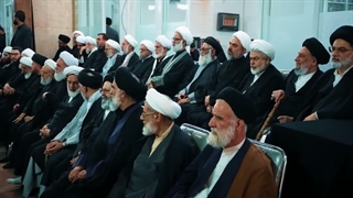 مراسم عزای رهبر شهید انقلاب از سوی حضرت آیت‌الله العظمی سیستانی حفظه الله تعالی