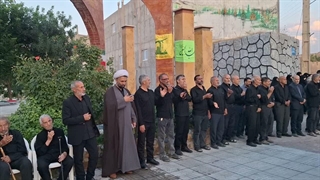 مراسم غبارروبی مزار مطهر شهدا (1) . محرم 1405 اخی جهان