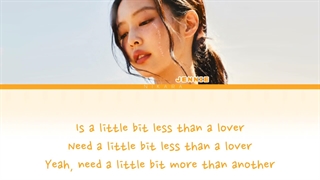 لیریک آهنگ LESS THAN A LOVER از جنی ساخت خودم(گفتم اولین نفر باشم)