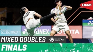 مسابقه فینال بدمینتون Thailand Masters 2026 دوبل میکس - Setiabudi-Oktavianti از اندونزی درمقابل Maulana-Jamil اندونزی