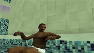 انیمیشن کامل استخر رفتن سیجی و رفقا در gtasa