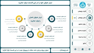 قالب پاورپوینت پایان نامه، مقاله | مینارو