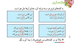 فارسی درس چهارم خرس مدرسه‌ی خرگوش‌ها