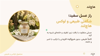 تمام خواص درمانی عسل سفید - هاچ لند
