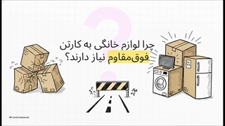 کارتن لوازم خانگی | تولید و چاپ کارتن بسته‌بندی لوازم خانگی در آریا پک