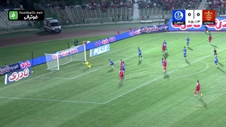 گل اول پرسپولیس به استقلال خوزستان (سوپرگل محمد خدابنده لو)