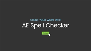بررسی AE Spell Checker پلاگین افترافکت + دانلود