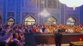 اجرای باید برخاست در سر مزار رهبر شهید انقلاب حضرت امام خامنه‌ای