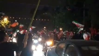 تجمع مردمی در میدان هفت حوض تهران میدان نبوت نارمک ۱۹۴ شب