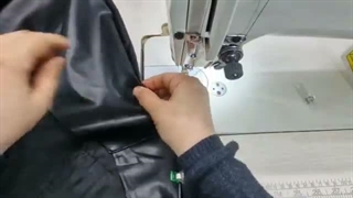 دوخت بارونی چرم 1