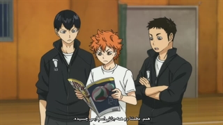 انیمه هایکیو فصل اول قسمت 14 | Haikyuu S1 با زیرنویس فارسی چسبیده