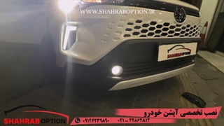 نصب آپشنهای کرولاکراس نصب دیلایت کرولاکراس نصب بکلایت شیشه بالابر کراس