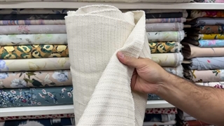 پارچه پاییزه و زمستانه شانل رنگ کرم نچرال (طبیعی)