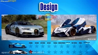 نبرد بوگاتی با داول Bugatti Chiron Vs Devel Sixteen