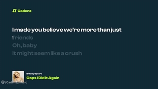 آهنگ Oops! I Did It Again از Britney Spears | موزیک و متن انگلیسی (Lyrics Video)