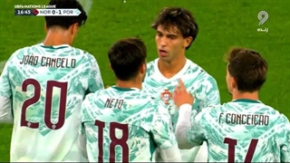 گل اول نروژ به پرتغال (ارلینگ هالند)