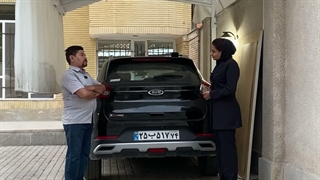 سایبان ماشین در حیاط