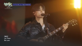 اجرای جی از انهایپن و پارک بوگوم با اهنگ Let There Be Love در Music Bank In Barcelona