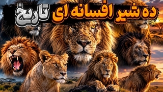 ۱۰ شیر مشهور آفریقا که داستان زندگی شان باورنکردنی است!