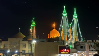 فضای معنوی حرم حضرت فاطمه معصومه(س) شب میلاد حضرت زینب(س) 1405قم