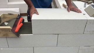 نحوه اجرا بلوک هبلکس با چسب مخصوص هبلکس