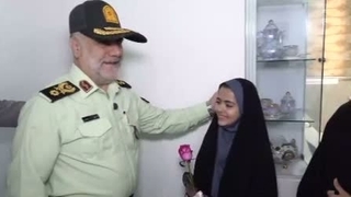 بدرقه فرزند شهید امیر ذوالقدری ها به مدرسه - خانم نهال ذوالقدری ها - مهر 1405