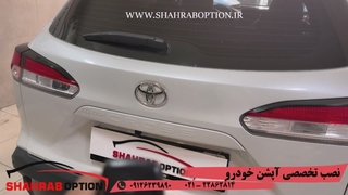 نصب جک صندوق برقی تویوتا کرولا کراس نصب آپشن کرولا کراس
