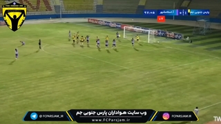 سیو نجات بخش نیما ملایی در لحظه آخر بازی با آریو اسلامشهر